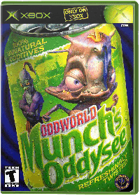 Oddworld Munch's Oddysee PAL Xbox PAL box art